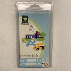 Cricut Shapes Cartridge - Locker Talk - New Sealed